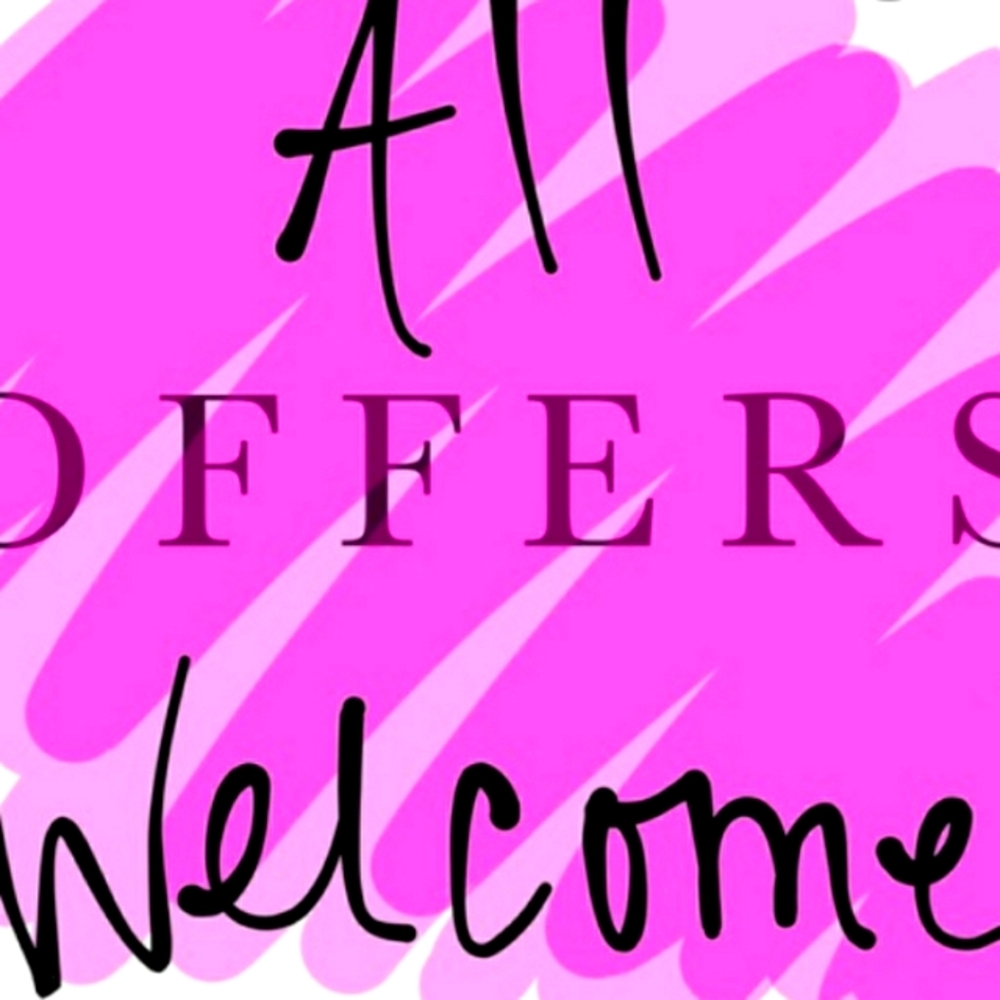 All offers are welcome and will be considered.